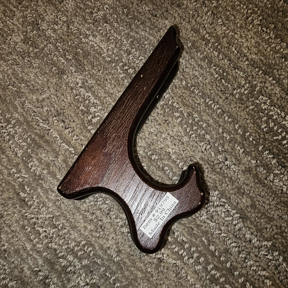 Elegant Brown Display Stand - Small